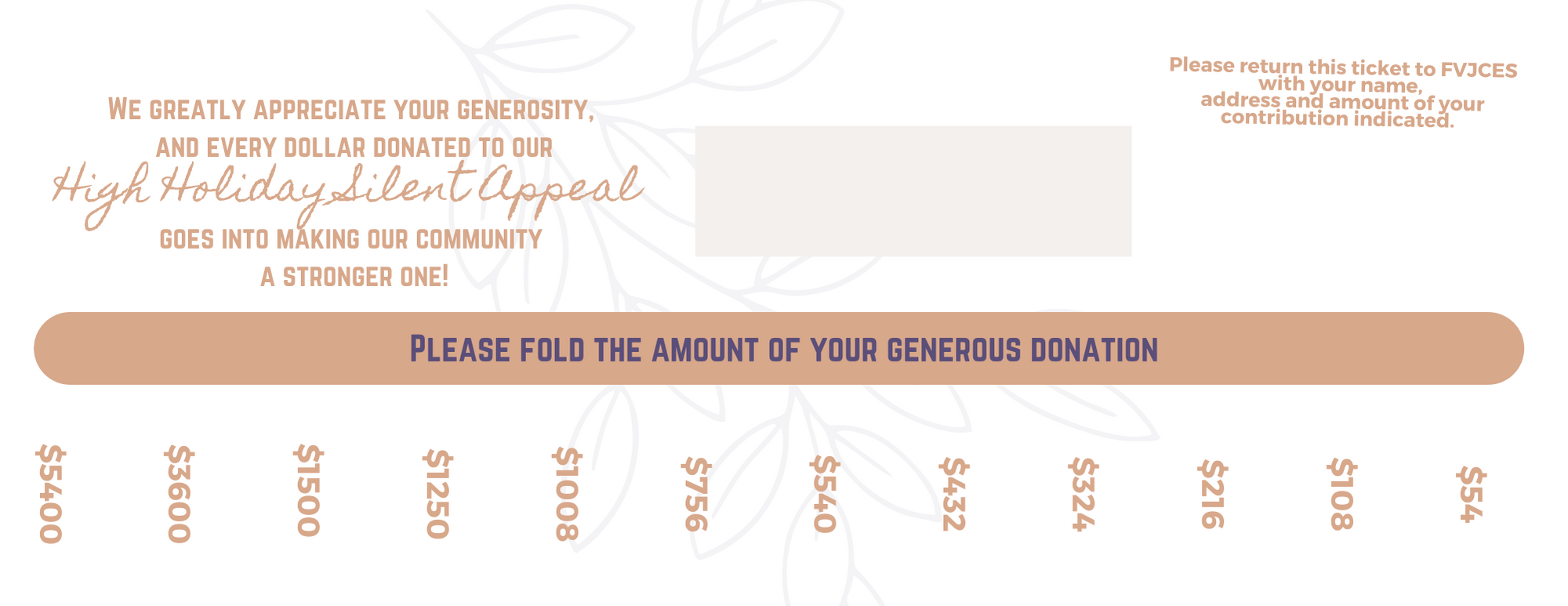 Click to donate to our 5782 Yom Kippur Appeal